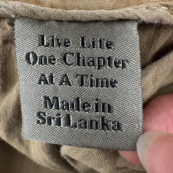 Paperbacks Men's Size 38 Tan Cotton Flat Front Cargo Shorts #124458 - Picture 8 of 9